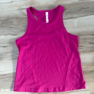 Lululemon Waist-Length Align Racerback Rank Sonic Pink | 10
